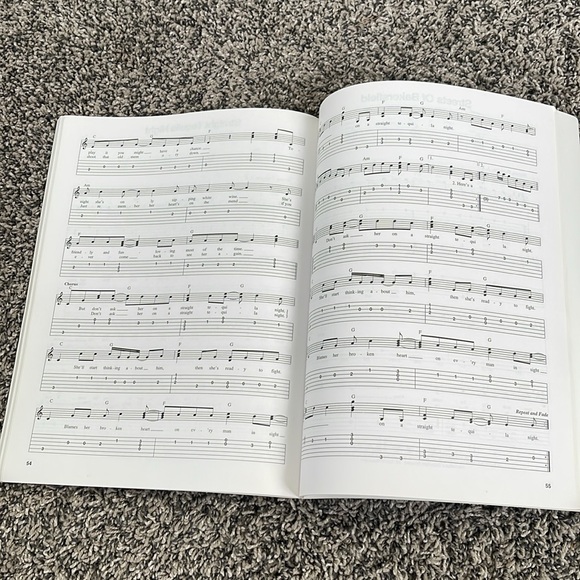 Guitar sheet music Country Music paperback bound book guitar notes - Picture 6 of 14